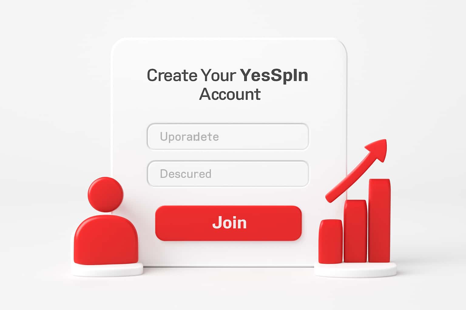 Create Your YesSpin Account Interface