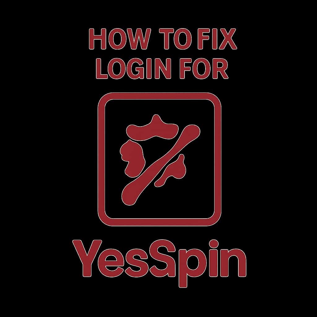 An icon representing support for YesSpin login issues.