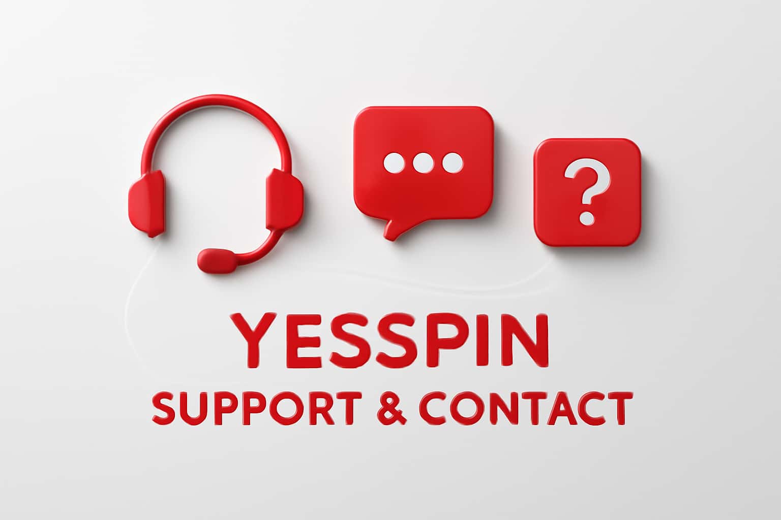 YesSpin Support & Contact Interface