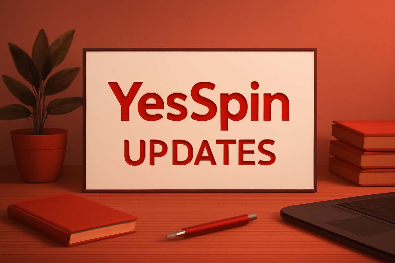 An informational graphic about YesSpin Updates.