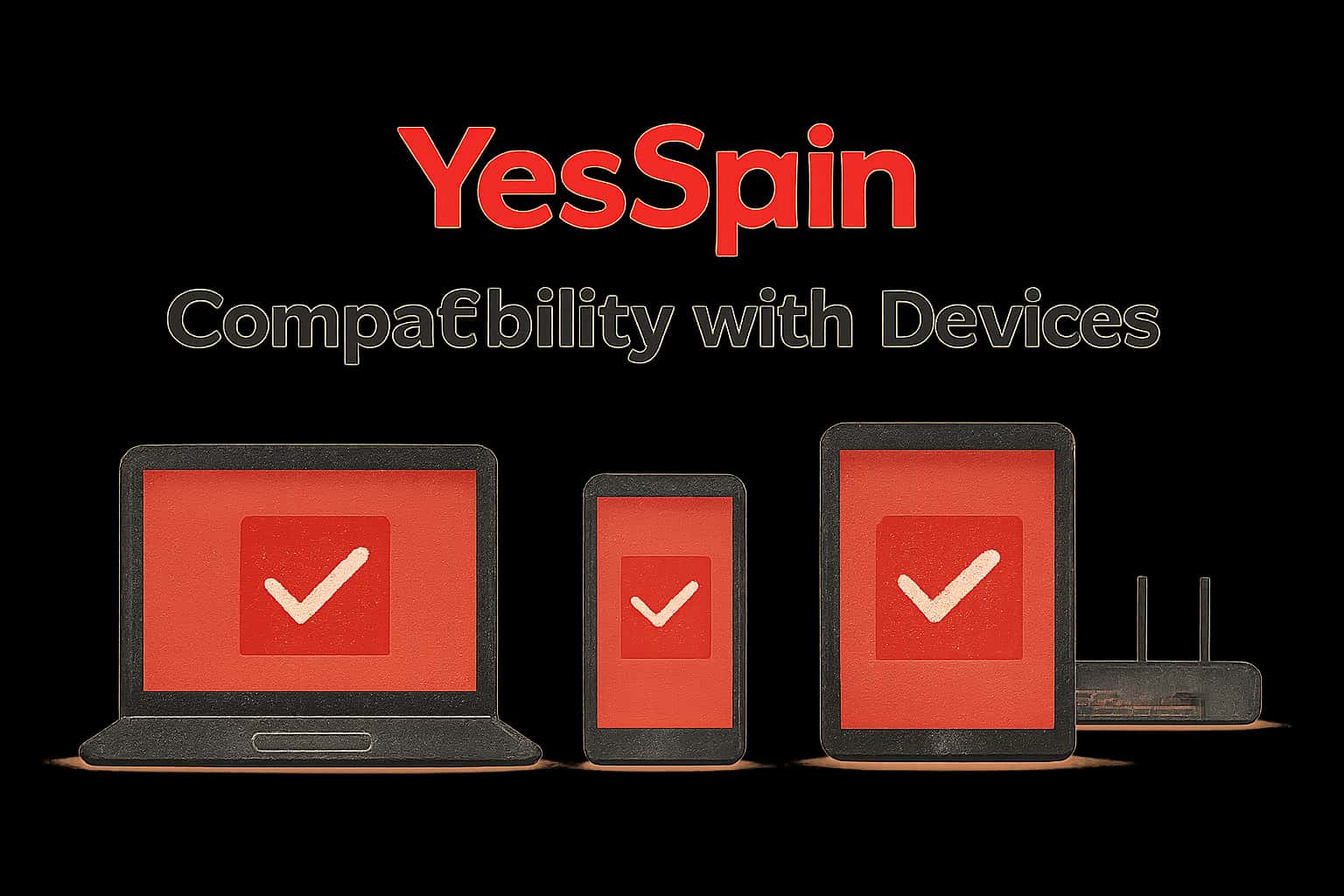 Informational scene about YesSpin Compatibility with Devices
