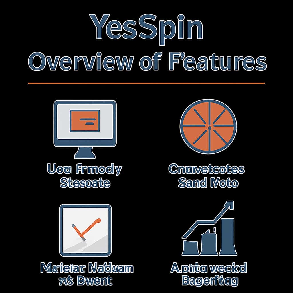 An educational illustration of YesSpin Features.