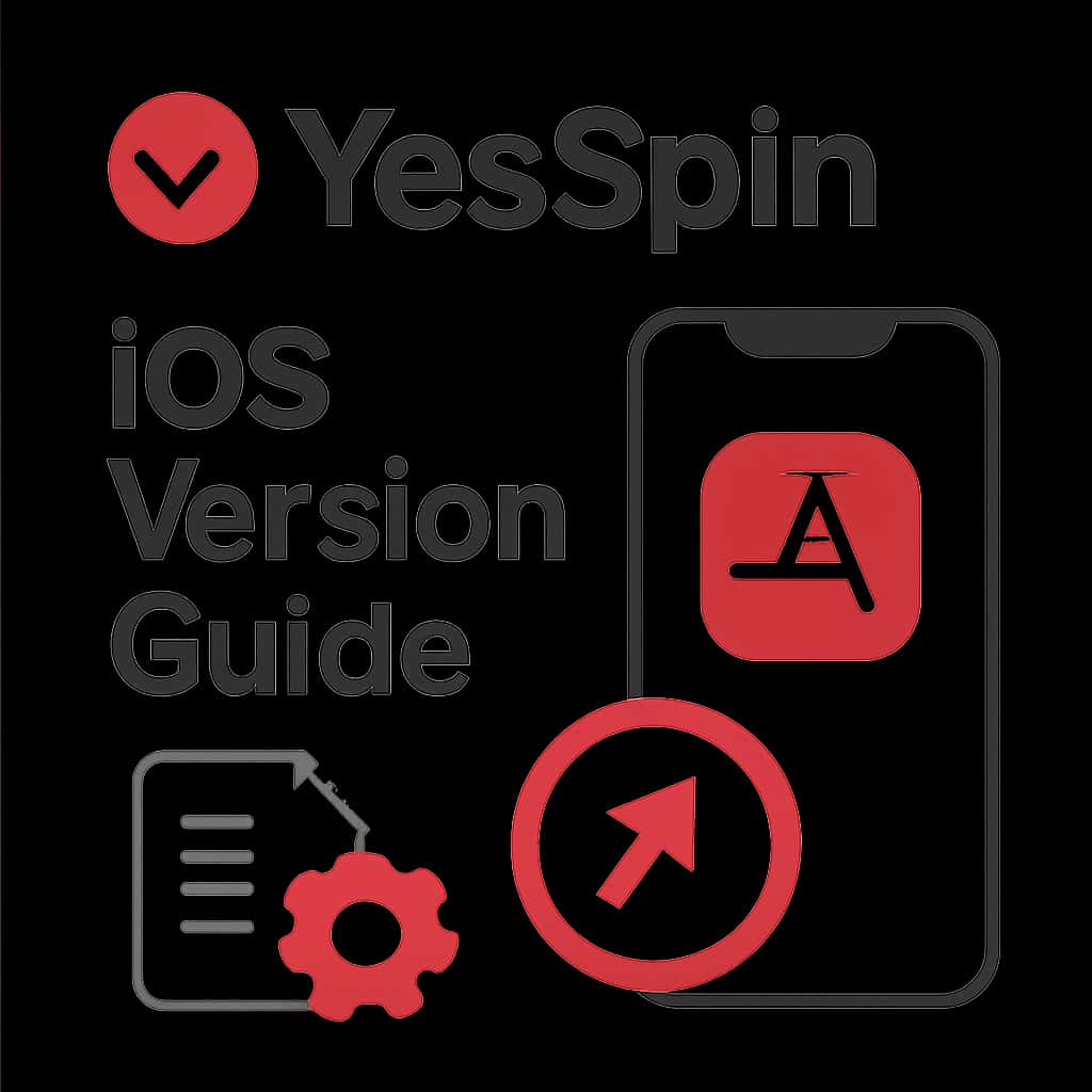 An educational diagram for the YesSpin iOS Version Guide.